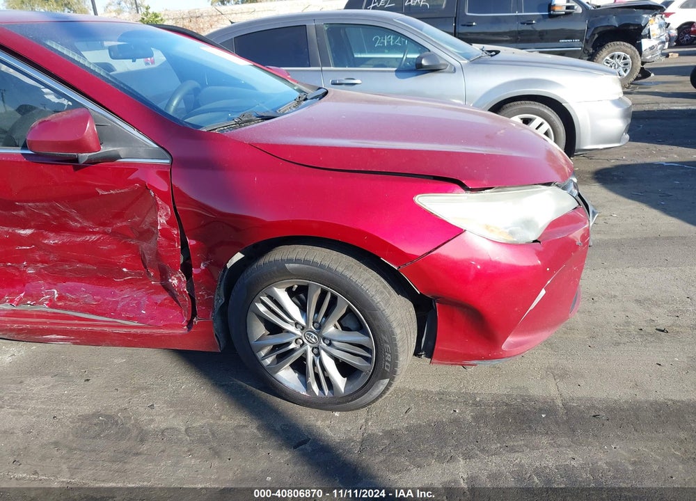 2015 TOYOTA CAMRY SE VIN: 4T1BF1FK8FU883249