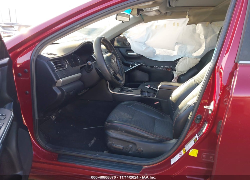 2015 TOYOTA CAMRY SE VIN: 4T1BF1FK8FU883249