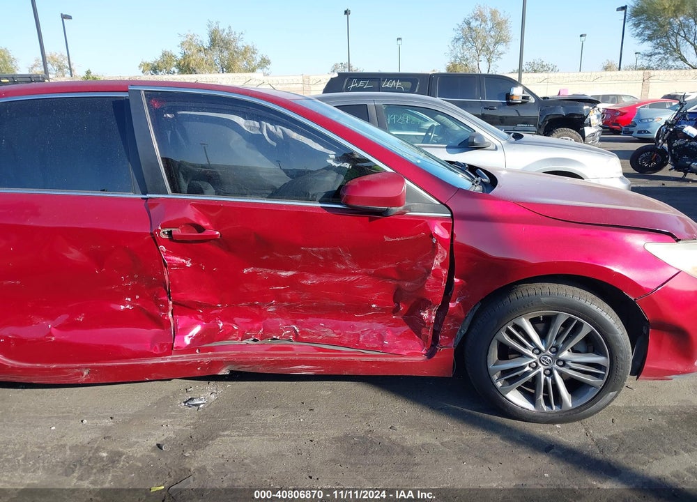 2015 TOYOTA CAMRY SE VIN: 4T1BF1FK8FU883249