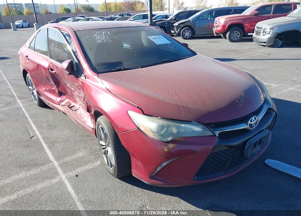 2015 TOYOTA CAMRY SE VIN: 4T1BF1FK8FU883249