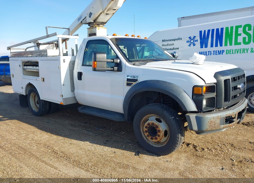 2008 FORD F-450 CHASSIS XL/XLT VIN: 1FDXF46Y78EA55525