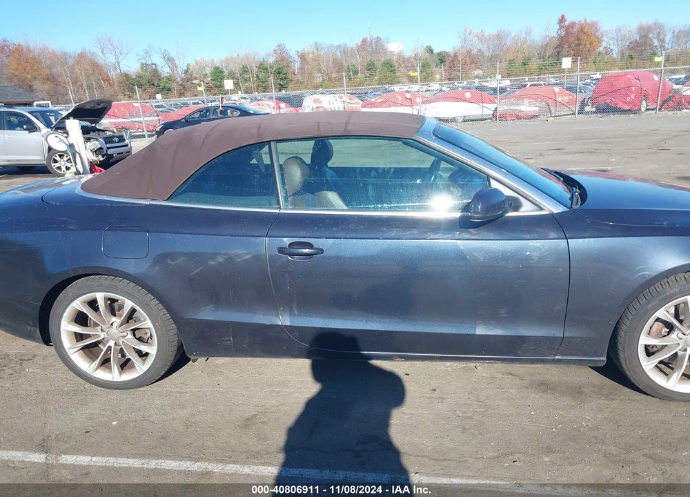 2013 AUDI A5 2.0T PREMIUM VIN: WAULFAFH9DN002639