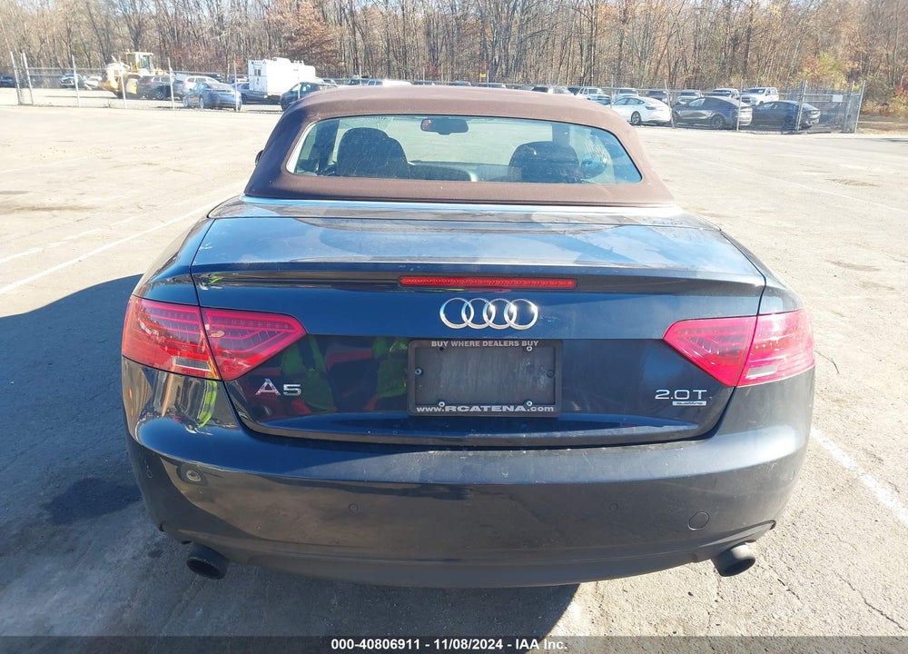 2013 AUDI A5 2.0T PREMIUM VIN: WAULFAFH9DN002639
