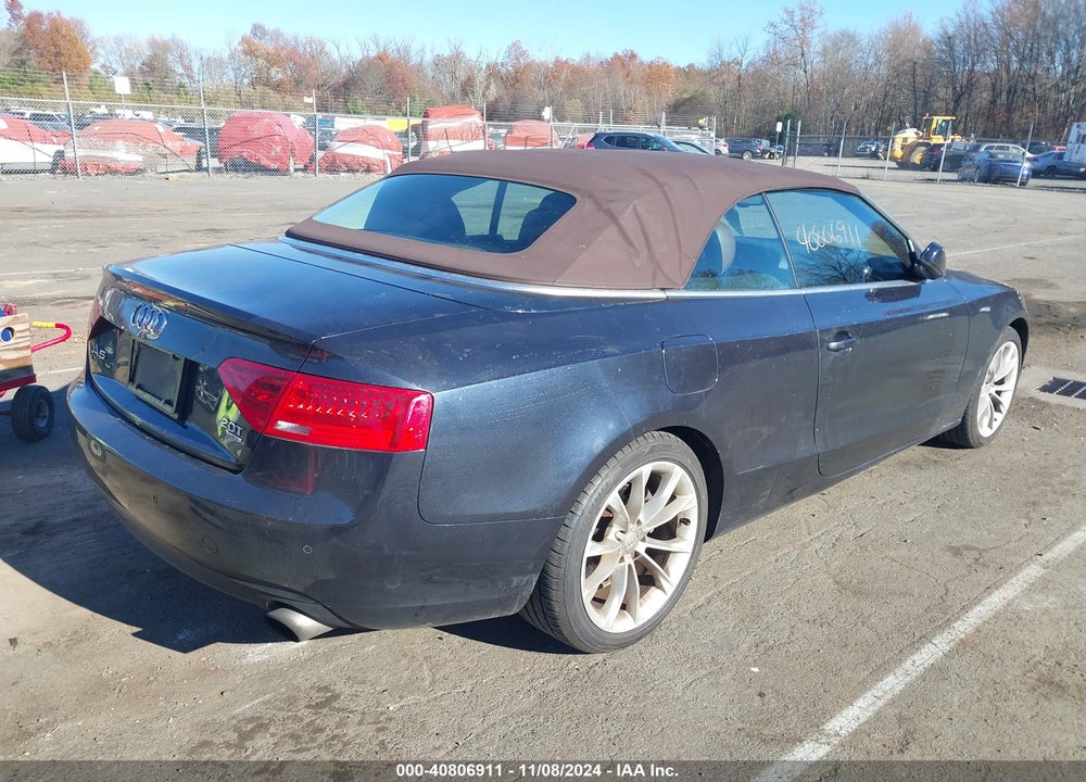 2013 AUDI A5 2.0T PREMIUM VIN: WAULFAFH9DN002639