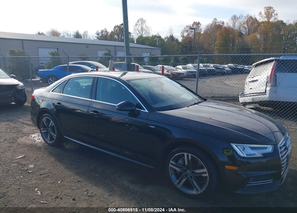 2018 AUDI A4 2.0T PREMIUM VIN: WAUENAF4XJN020121
