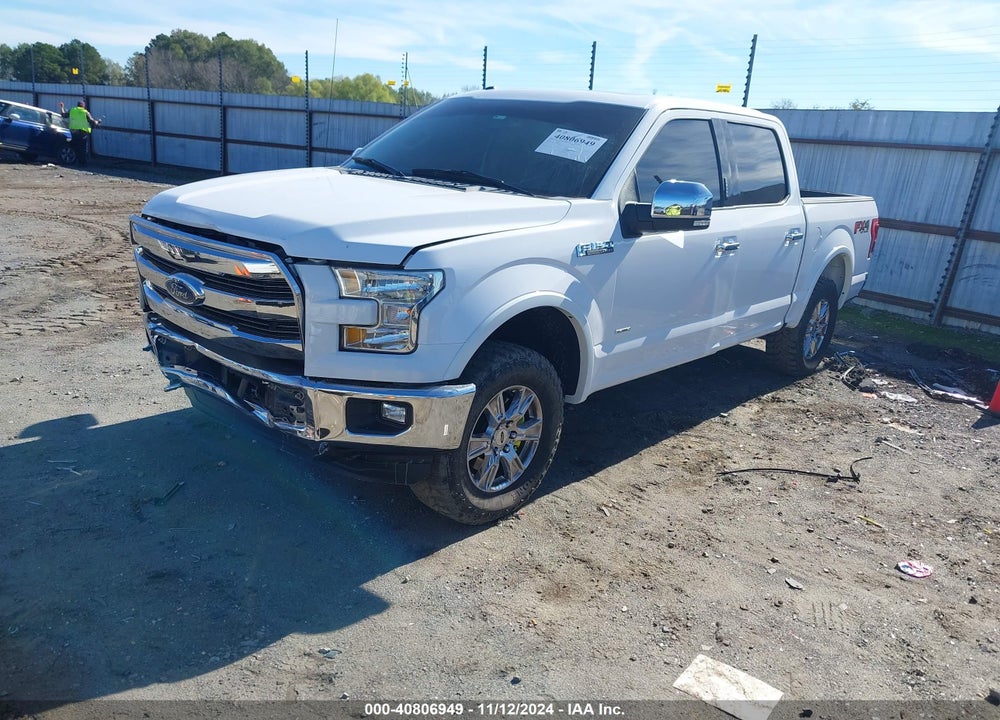 2015 FORD F-150 LARIAT VIN: 1FTEW1EP3FKE80449
