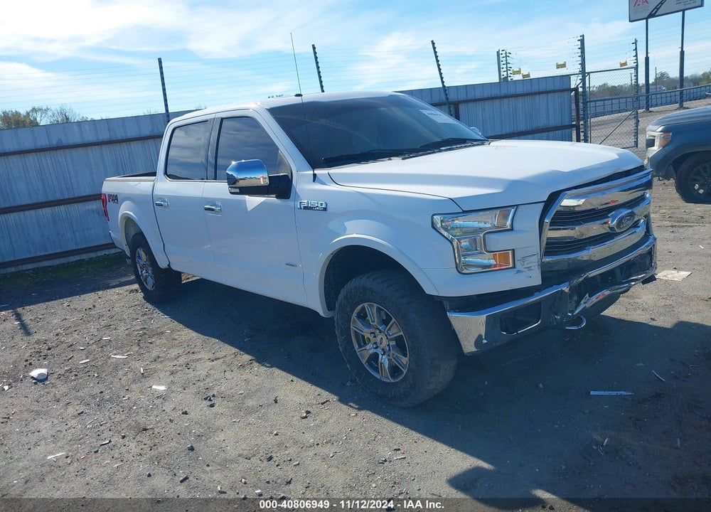 2015 FORD F-150 LARIAT VIN: 1FTEW1EP3FKE80449
