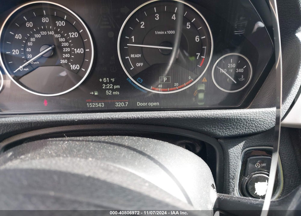 2012 BMW 328I VIN: WBA3A5C55CF341360