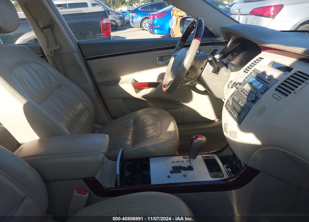 2007 HYUNDAI AZERA LIMITED/SE VIN: KMHFC46F27A187276