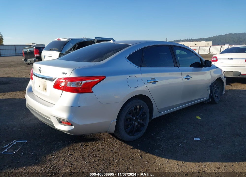 2017 NISSAN SENTRA SV VIN: 3N1AB7AP3HY372911