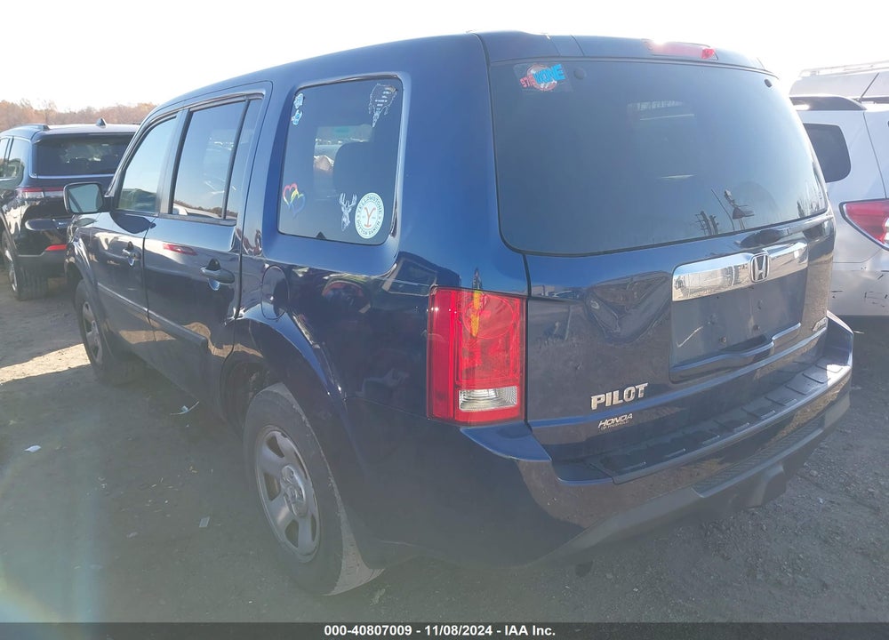 2014 HONDA PILOT VIN: 5FNYF4H22EB031631