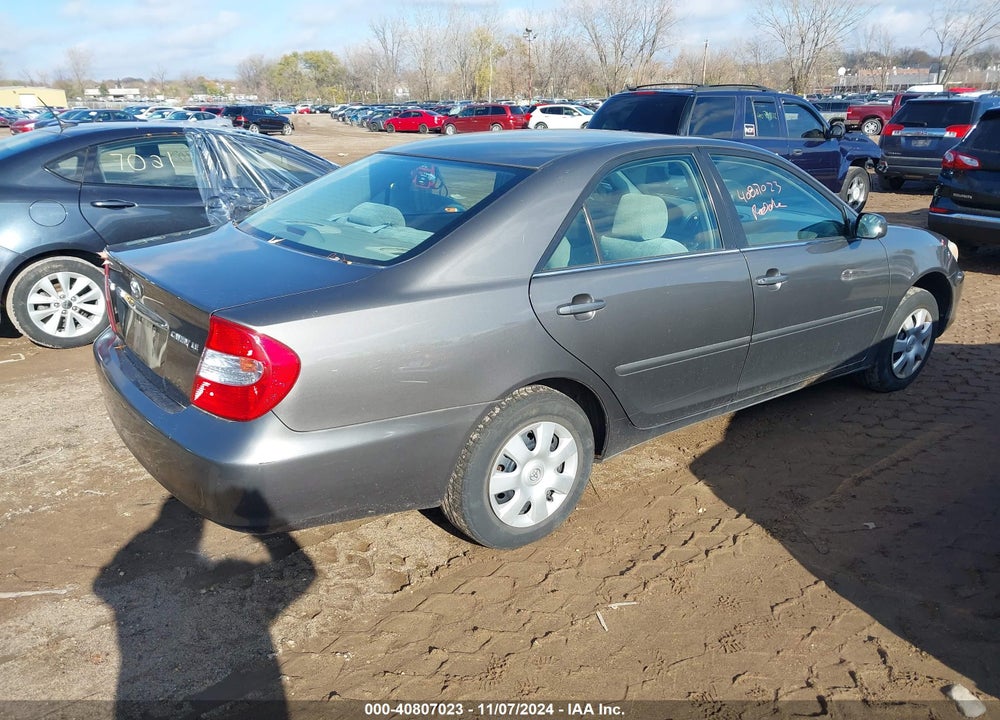 2004 TOYOTA CAMRY LE VIN: 4T1BE32K84U931298