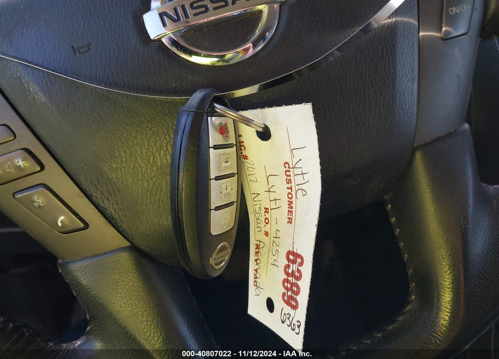 2017 NISSAN ARMADA SV VIN: JN8AY2NC8H9504254