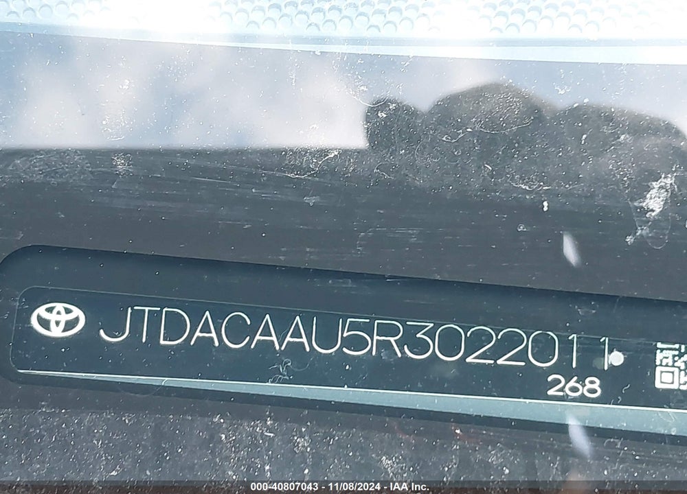 2024 TOYOTA PRIUS LE VIN: JTDACAAU5R3022011