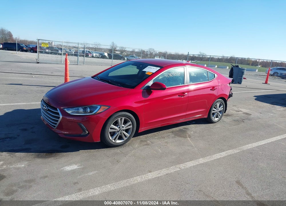2017 HYUNDAI ELANTRA SE VIN: KMHD84LF6HU141320