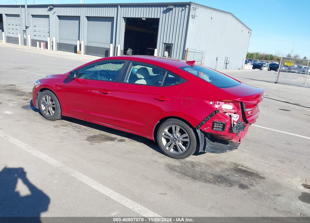 2017 HYUNDAI ELANTRA SE VIN: KMHD84LF6HU141320