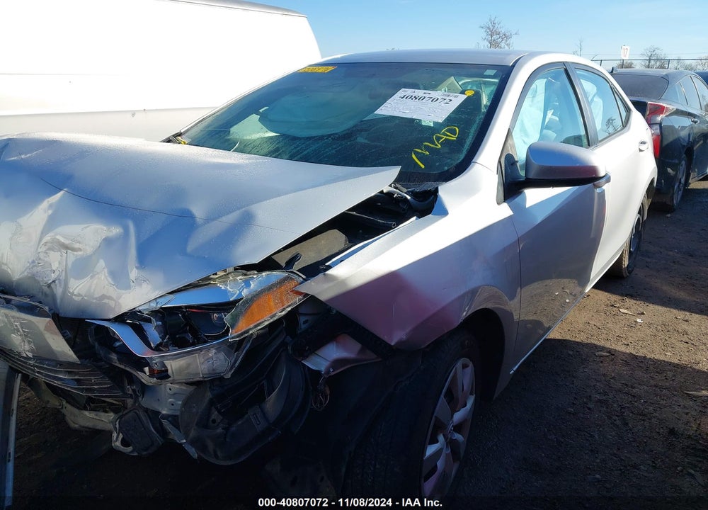 2016 TOYOTA COROLLA LE VIN: 2T1BURHE0GC708976