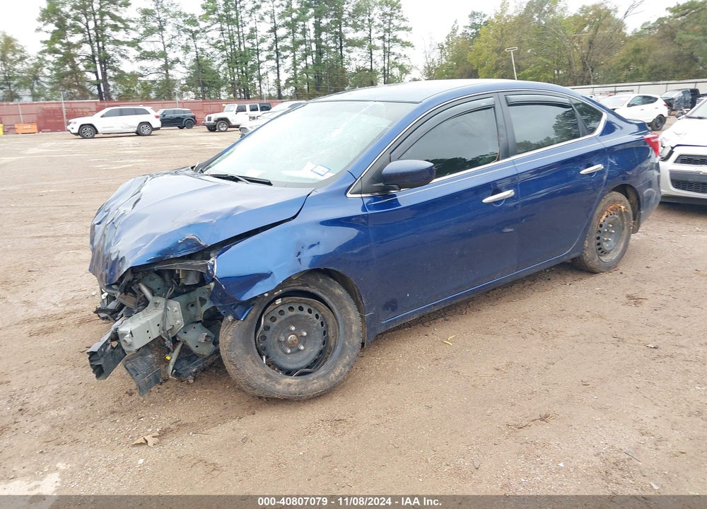 2019 NISSAN SENTRA S VIN: 3N1AB7AP0KY252376