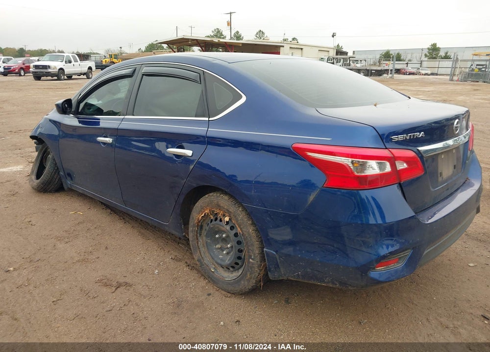 2019 NISSAN SENTRA S VIN: 3N1AB7AP0KY252376