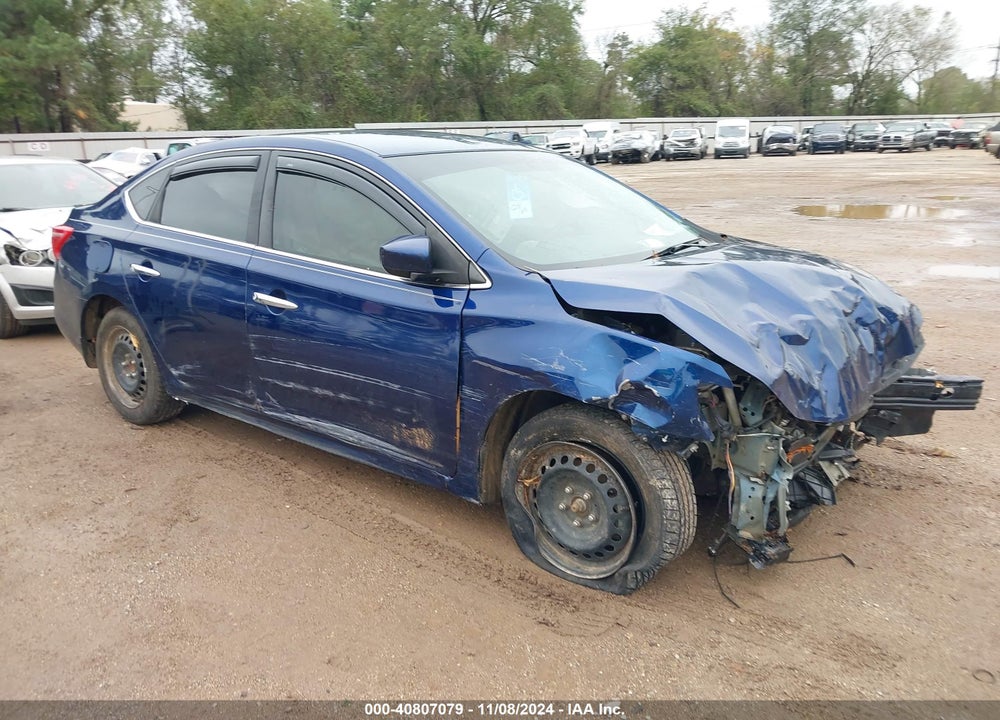 2019 NISSAN SENTRA S VIN: 3N1AB7AP0KY252376