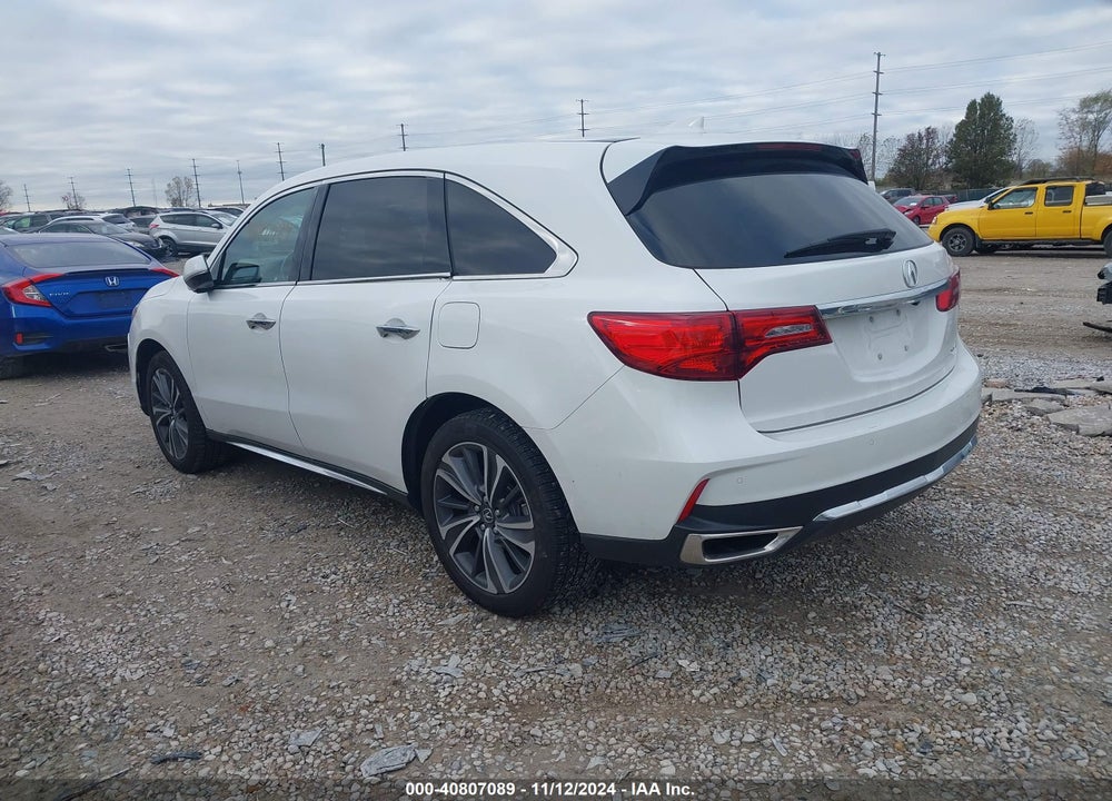 2020 ACURA MDX TECHNOLOGY PACKAGE VIN: 5J8YD4H58LL006499