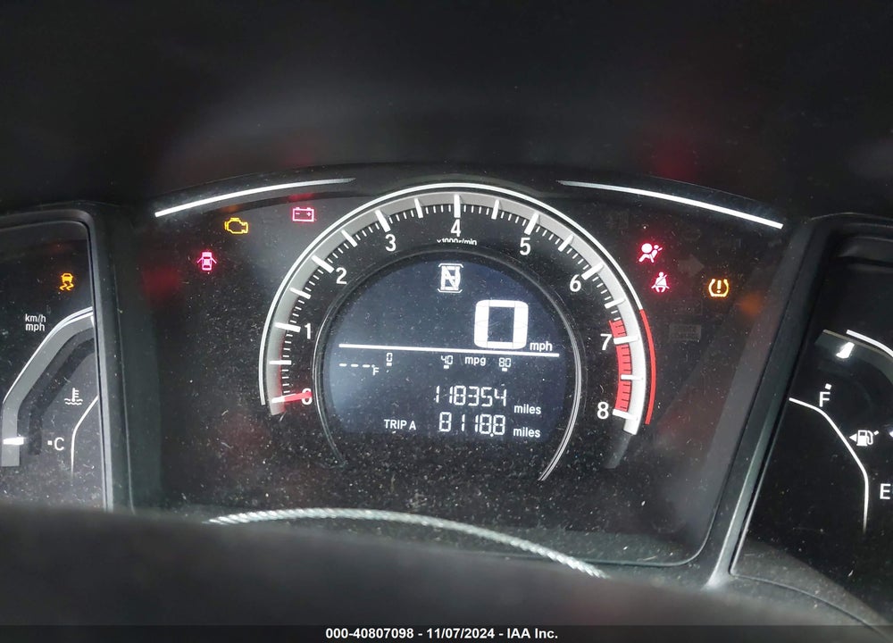 2016 HONDA CIVIC LX VIN: 19XFC2F57GE228367