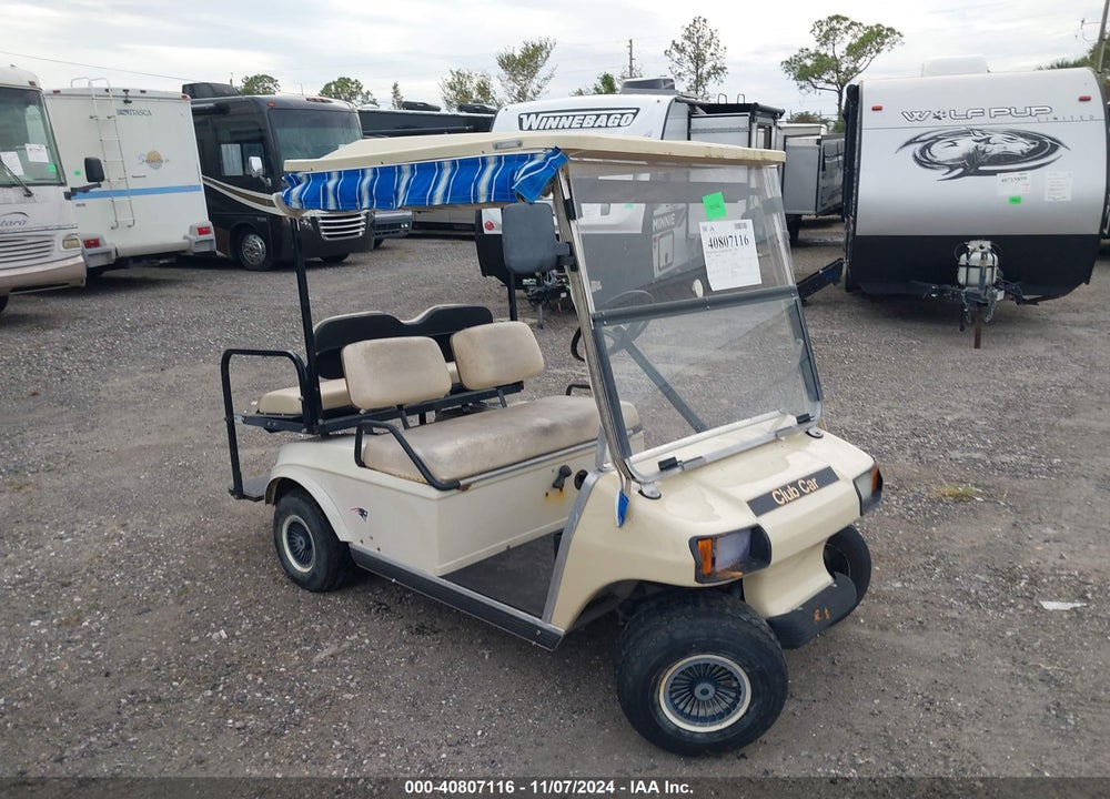 2008 CLUB CAR GOLF CART VIN: A8832151557