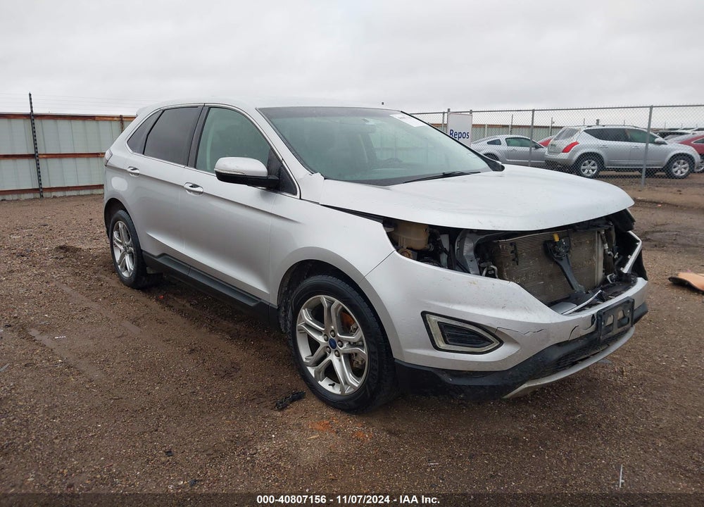 2015 FORD EDGE TITANIUM VIN: 2FMTK3K94FBB61412