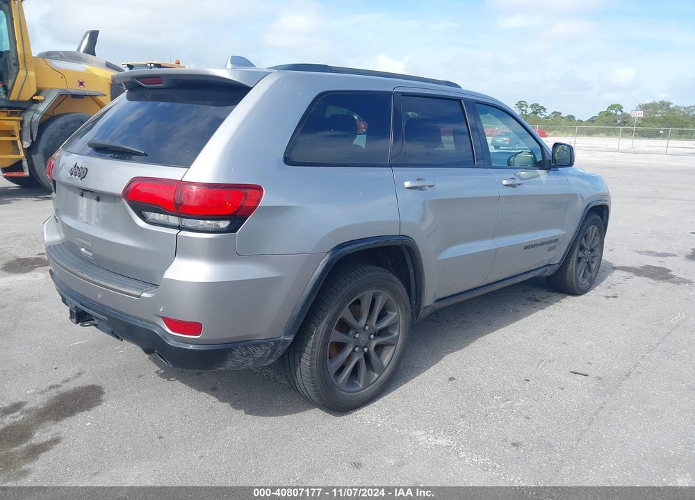2016 CHEROKEE JEEP GRAND  LIMITED 75TH ANNIVERSARY VIN: 1C4RJFBG4GC412089