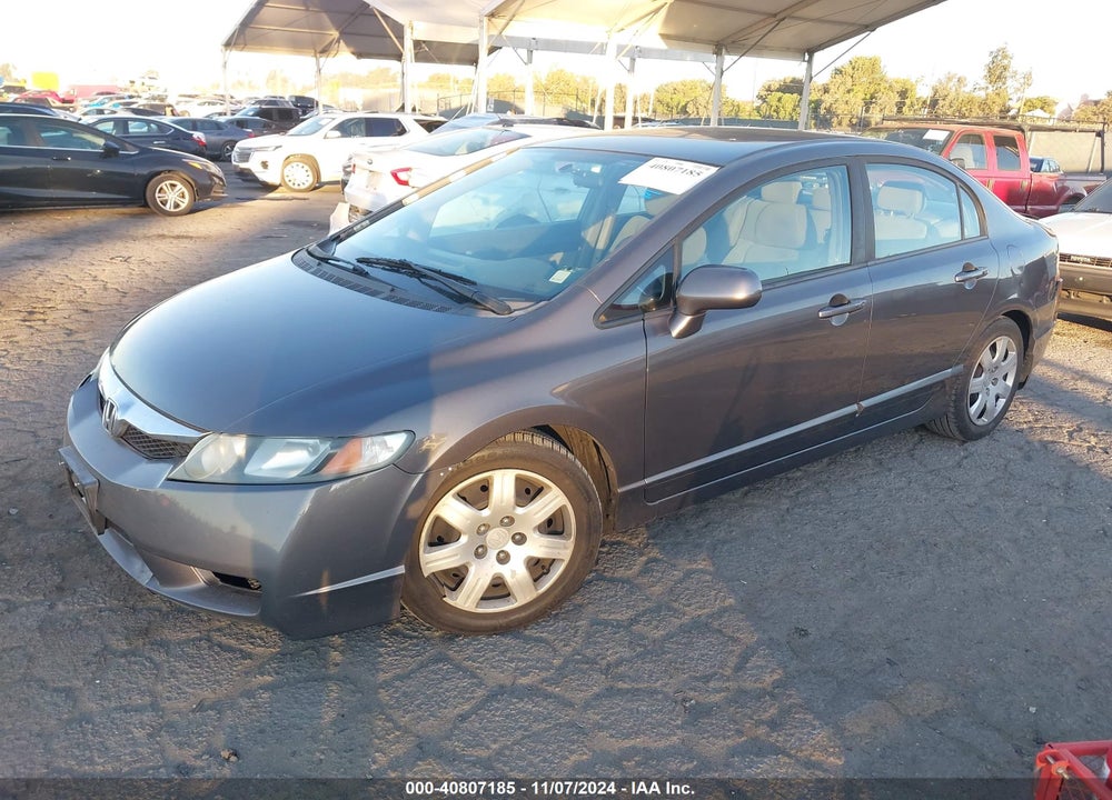 2010 HONDA CIVIC LX VIN: 19XFA1F52AE050150
