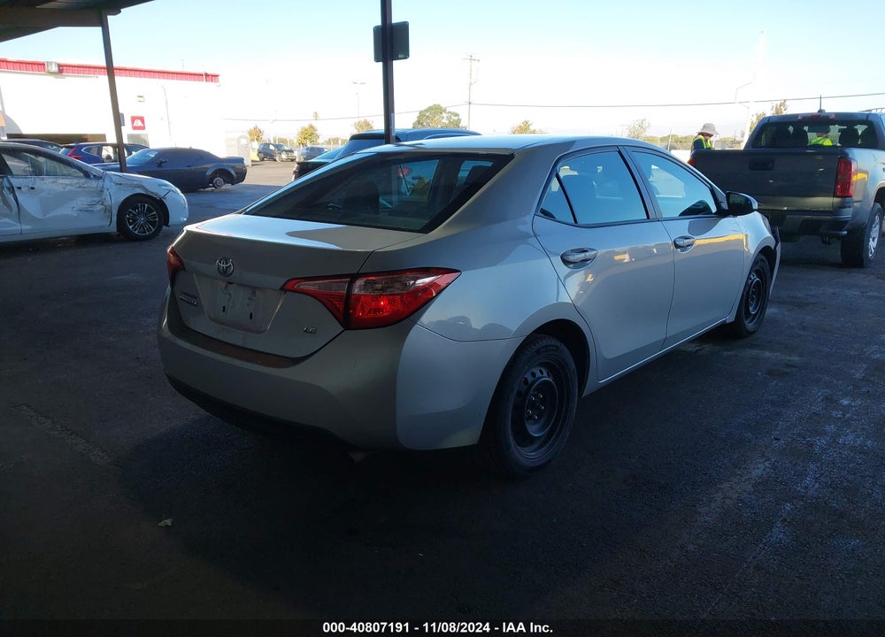 2017 TOYOTA COROLLA LE VIN: 2T1BURHE6HC893598