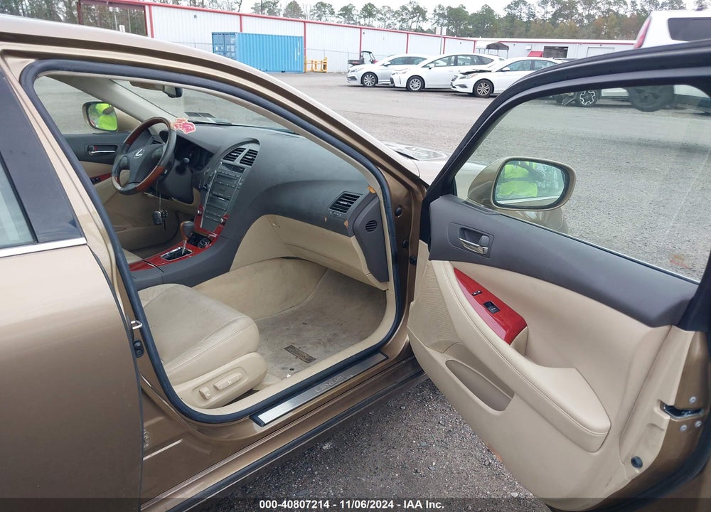 2007 LEXUS ES 350 VIN: JTHBJ46G772054894