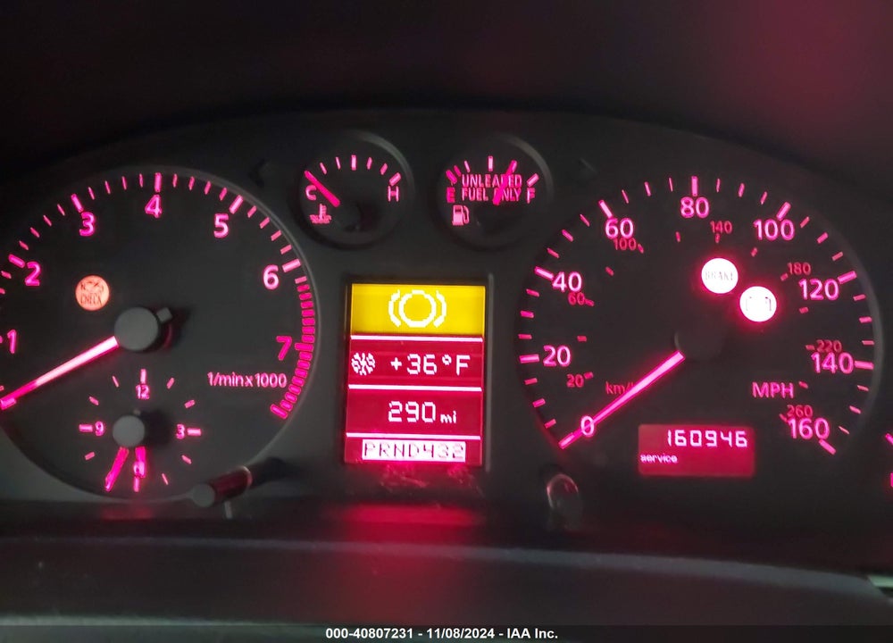 1999 AUDI A6 2.8 AVANT VIN: WAUDA34B1XN001485