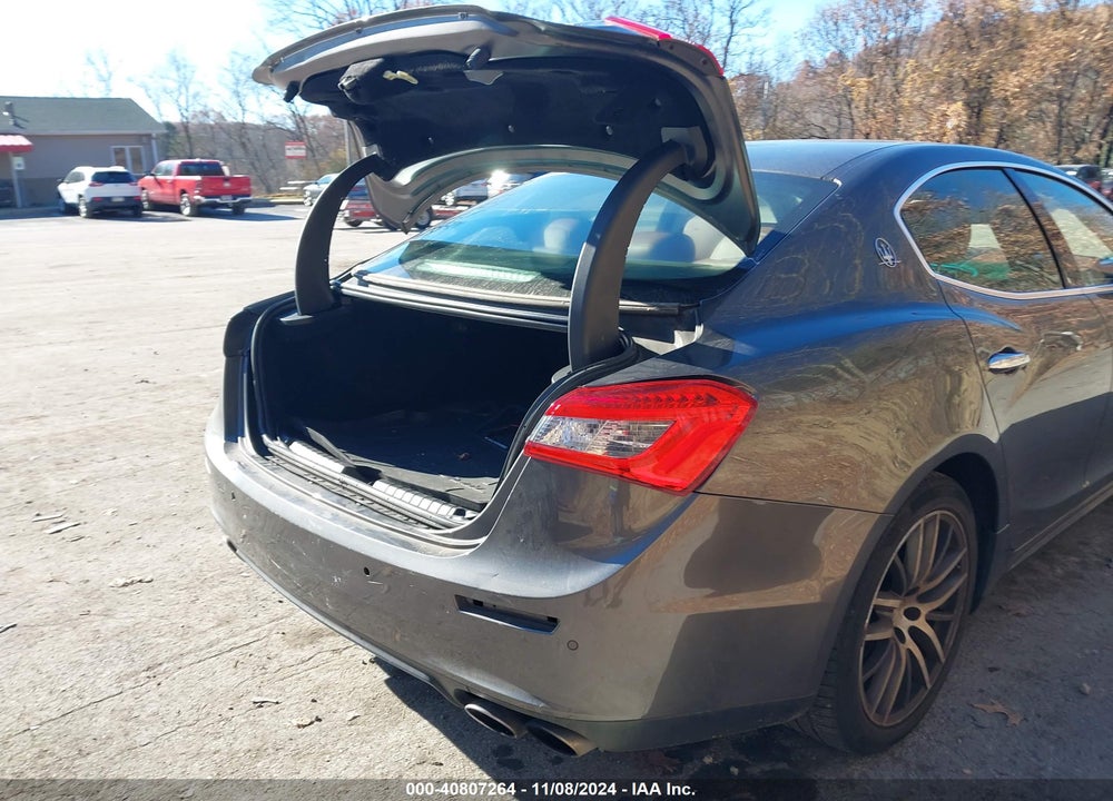 2015 MASERATI GHIBLI S Q4 VIN: ZAM57RTA3F1134512