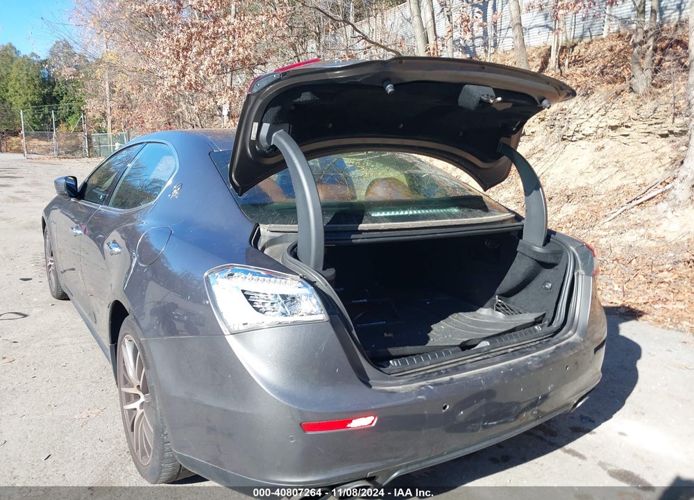 2015 MASERATI GHIBLI S Q4 VIN: ZAM57RTA3F1134512