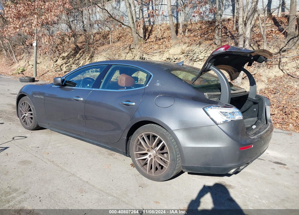 2015 MASERATI GHIBLI S Q4 VIN: ZAM57RTA3F1134512