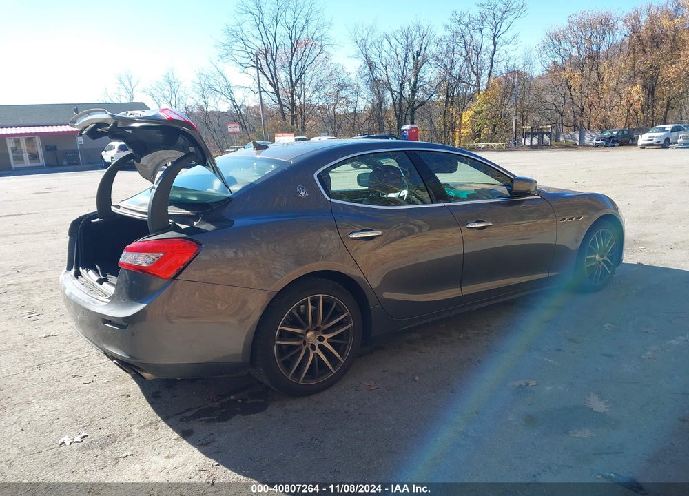 2015 MASERATI GHIBLI S Q4 VIN: ZAM57RTA3F1134512