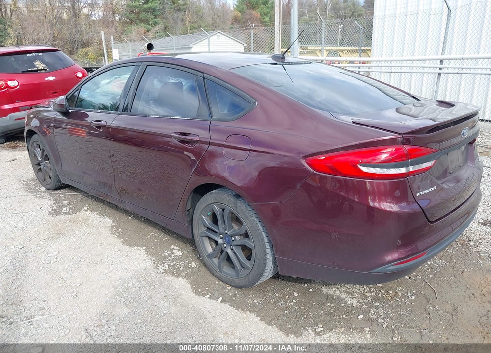 2018 FORD FUSION SE VIN: 3FA6P0HD7JR184485