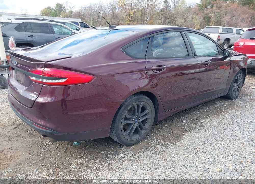 2018 FORD FUSION SE VIN: 3FA6P0HD7JR184485