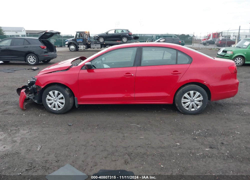 2012 VOLKSWAGEN JETTA 2.0L S VIN: 3VW2K7AJXCM357204