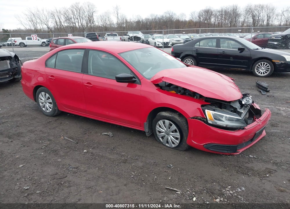 2012 VOLKSWAGEN JETTA 2.0L S VIN: 3VW2K7AJXCM357204