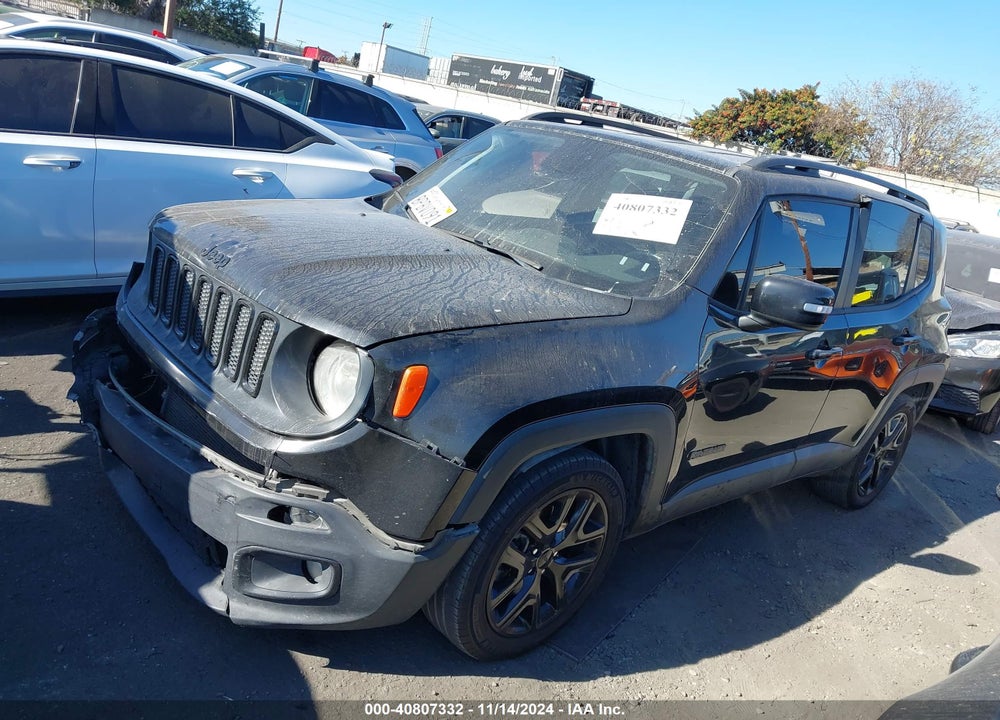2018 JEEP RENEGADE ALTITUDE FWD VIN: ZACCJABB8JPH61742