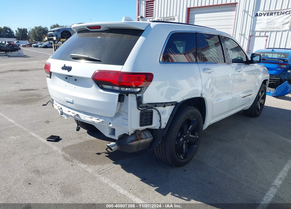 2015 JEEP GRAND CHEROKEE ALTITUDE VIN: 1C4RJEAG9FC160575