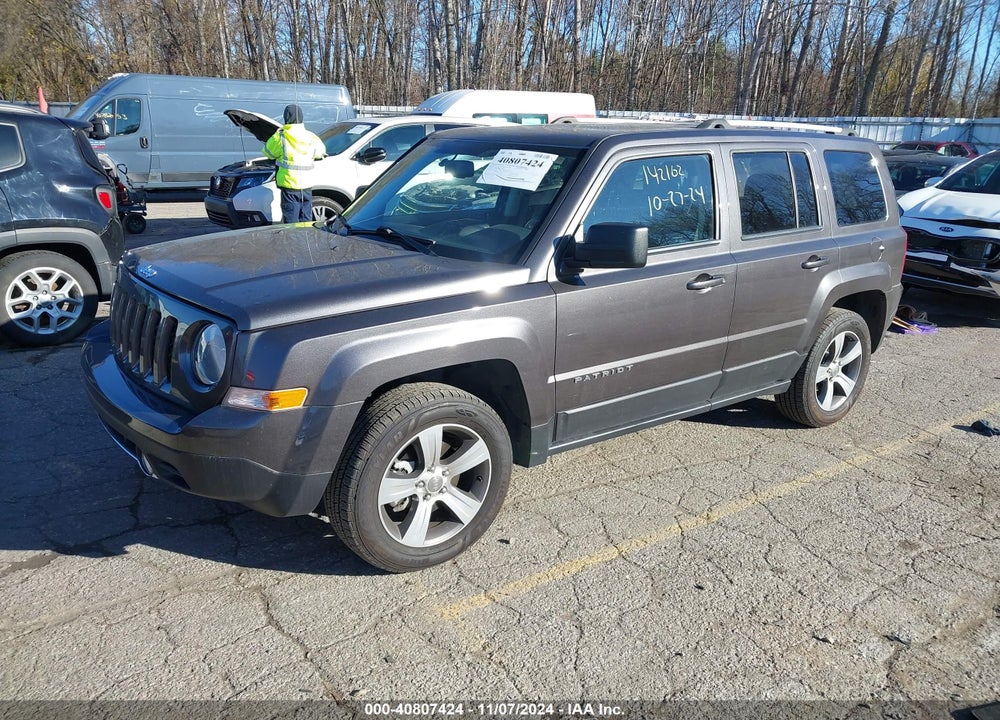 2017 JEEP PATRIOT HIGH ALTITUDE 4X4 VIN: 1C4NJRFB7HD194823
