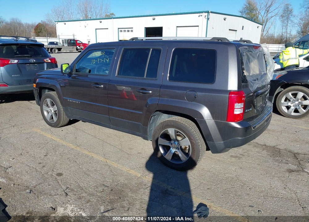 2017 JEEP PATRIOT HIGH ALTITUDE 4X4 VIN: 1C4NJRFB7HD194823