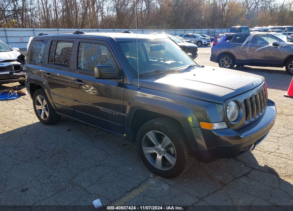 2017 JEEP PATRIOT HIGH ALTITUDE 4X4 VIN: 1C4NJRFB7HD194823