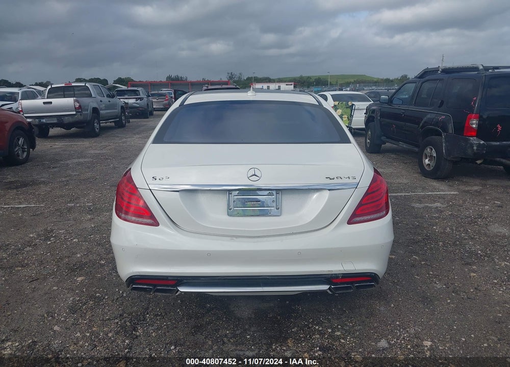2015 MERCEDES-BENZ S 550 VIN: WDDUG8CB1FA081933