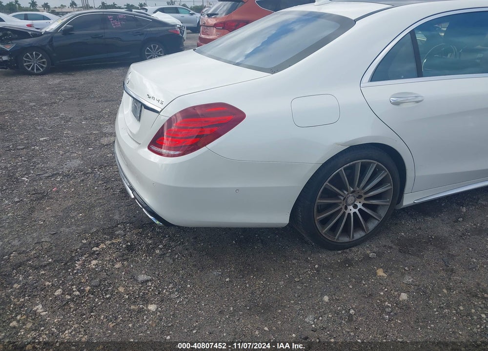 2015 MERCEDES-BENZ S 550 VIN: WDDUG8CB1FA081933