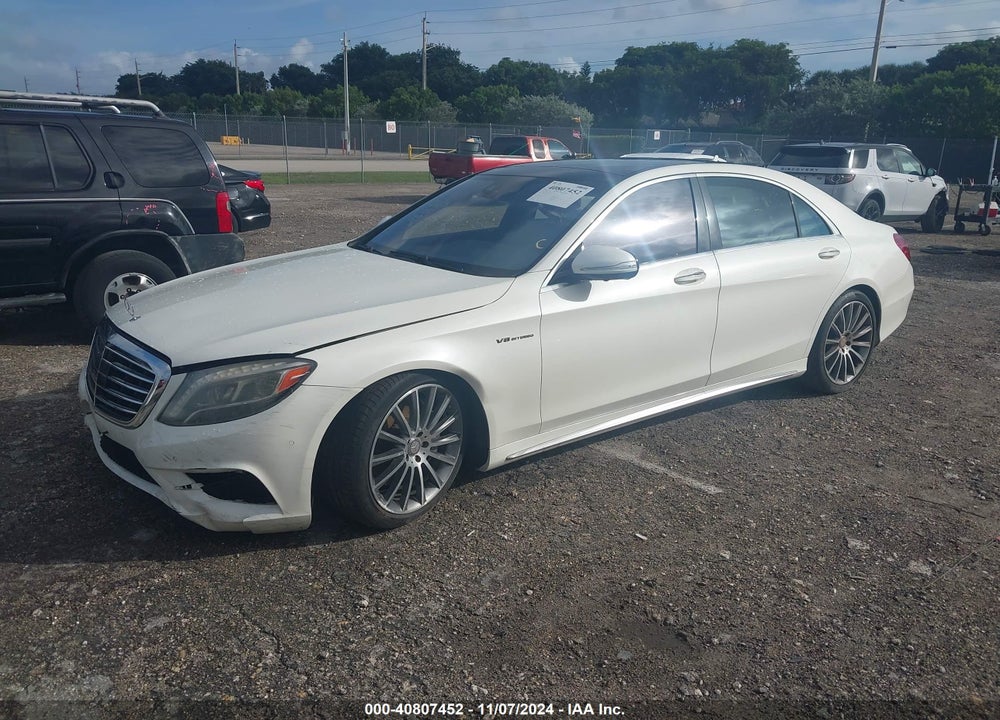 2015 MERCEDES-BENZ S 550 VIN: WDDUG8CB1FA081933