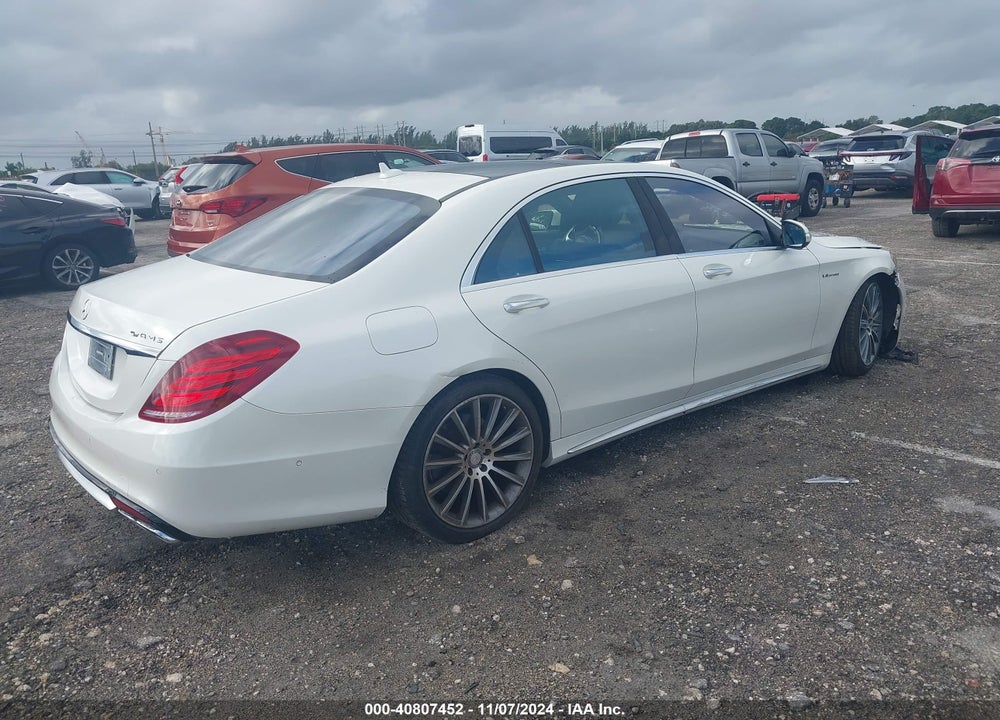 2015 MERCEDES-BENZ S 550 VIN: WDDUG8CB1FA081933